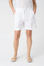 White Drawstring Short