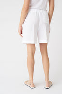 White Drawstring Shorts