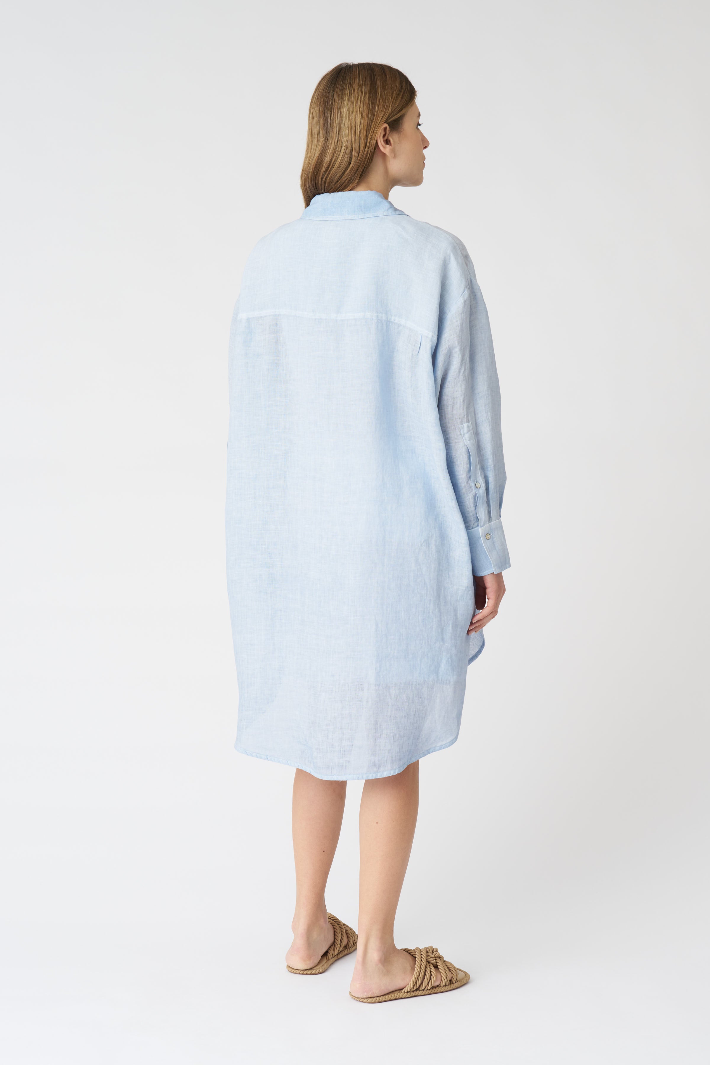 Oversized Shirt Dress Navy Fade / L/46 Oversized Shirt Dress Navy Fade / L/46