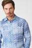 Patchwork Effect Slim Fit Shirt