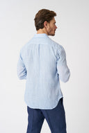 Italian Collar Regular Fit Shirt with Pocket - 20