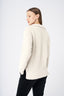 V-Neck Collared Cashmere Blend Sweater