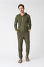 Hooded T-Shirt with Buttons