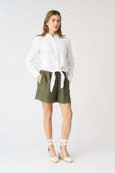 Shirt with Tie Detail