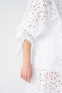 Long Kimono with Sangallo Lace