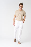 Drawstring Pant with Pinces
